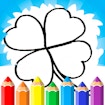 4 Leaf Clover Coloring Page